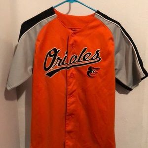 Orioles baseball jersey. No name. Kids Large